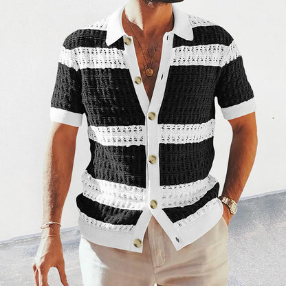 Summer Luxury Fashion New Knitted Shirt