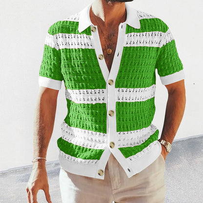 Summer Luxury Fashion New Knitted Shirt