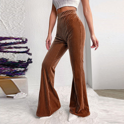 Corduroy Wide-leg Casual Pants Women